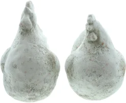 Dekofiguren|Frank Handels GmbH & Co. KG Figur "Huhn & Hahn", 2er Set