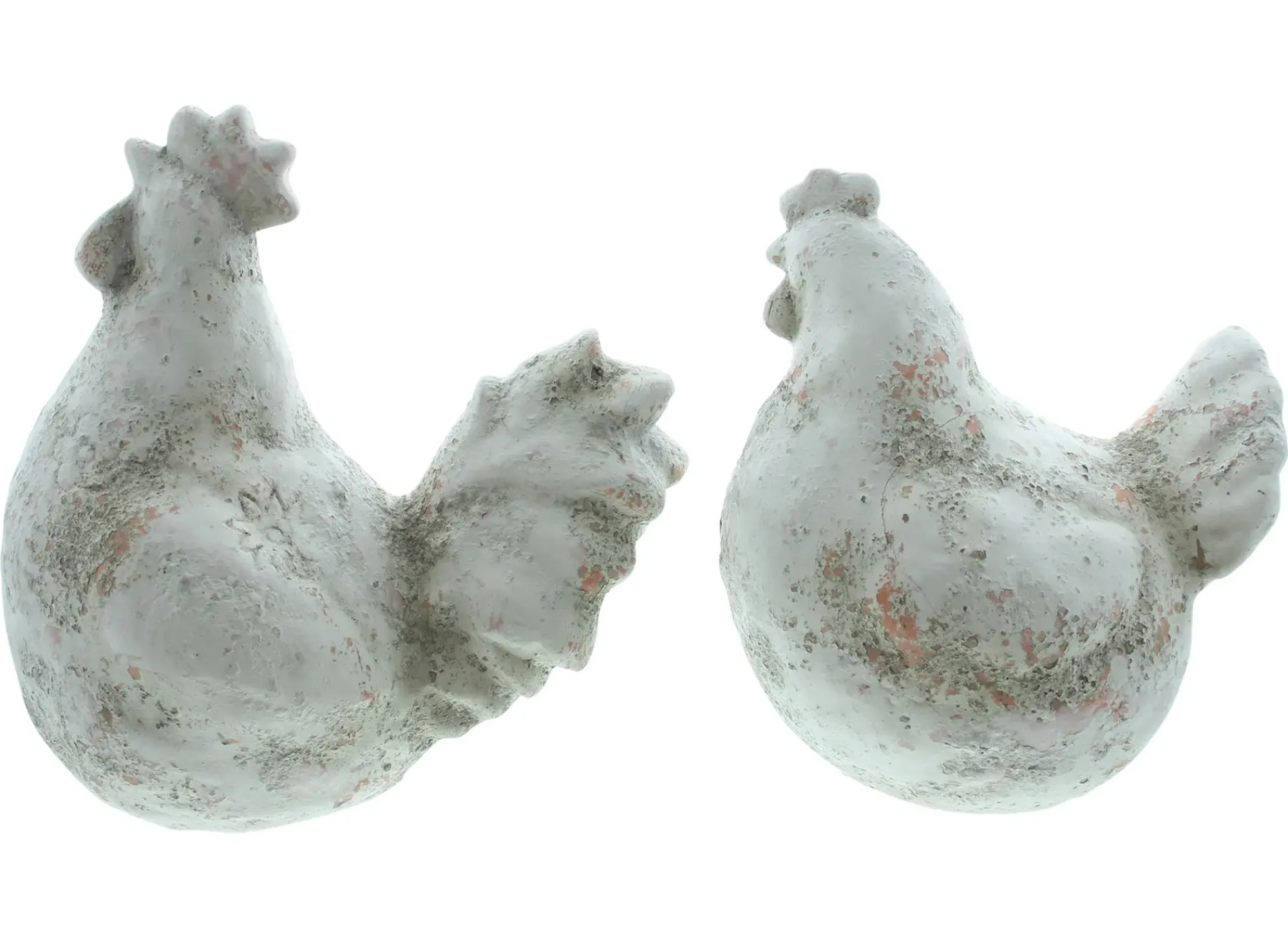 Dekofiguren|Frank Handels GmbH & Co. KG Figur "Huhn & Hahn", 2er Set