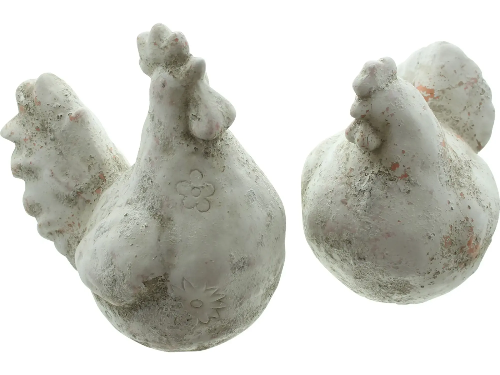 Dekofiguren|Frank Handels GmbH & Co. KG Figur "Huhn & Hahn", 2er Set
