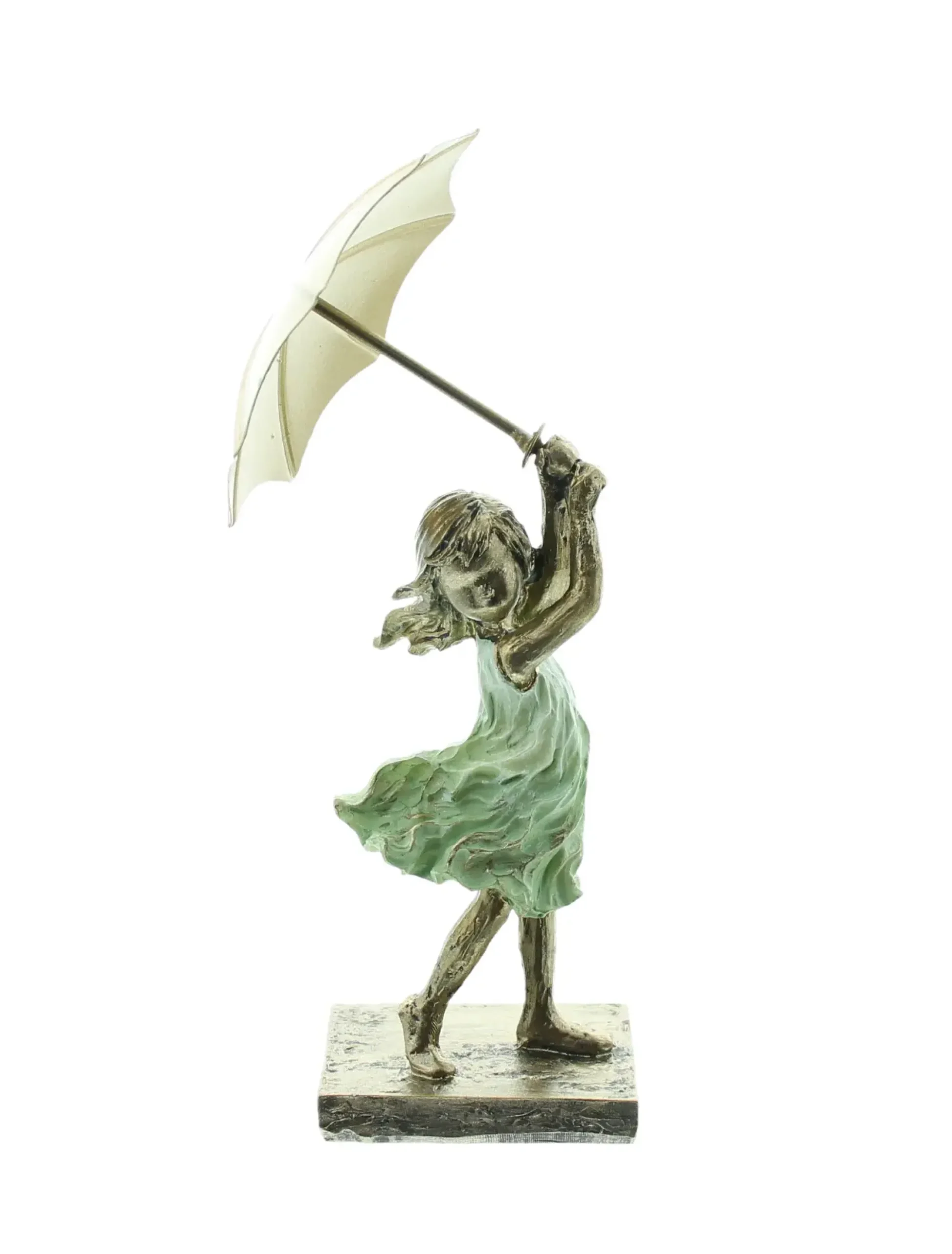 Herbstliche Dekofiguren|Dekofiguren|Frank Handels GmbH & Co. KG Figur "Mädchen mit Schirm"