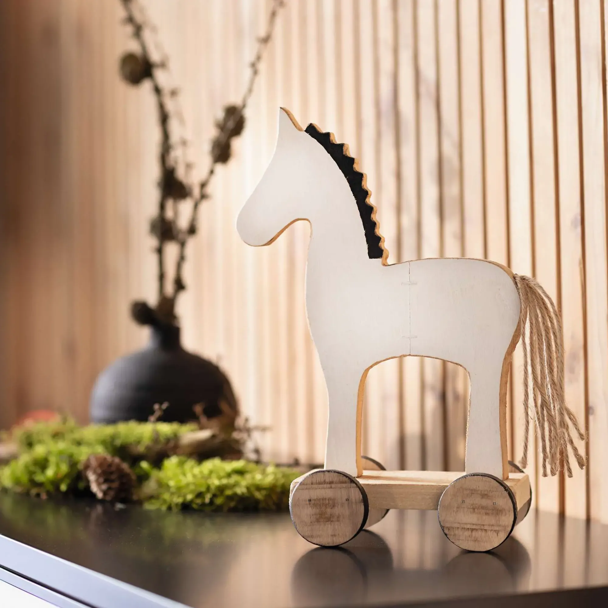 Weihnachtliche Dekofiguren|Frank Handels GmbH & Co. KG Figur "Nostalgisches Pferdchen"