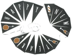 Dekohänger|Wanddeko|Frank Handels GmbH & Co. KG Filzgirlande "Happy New Year"