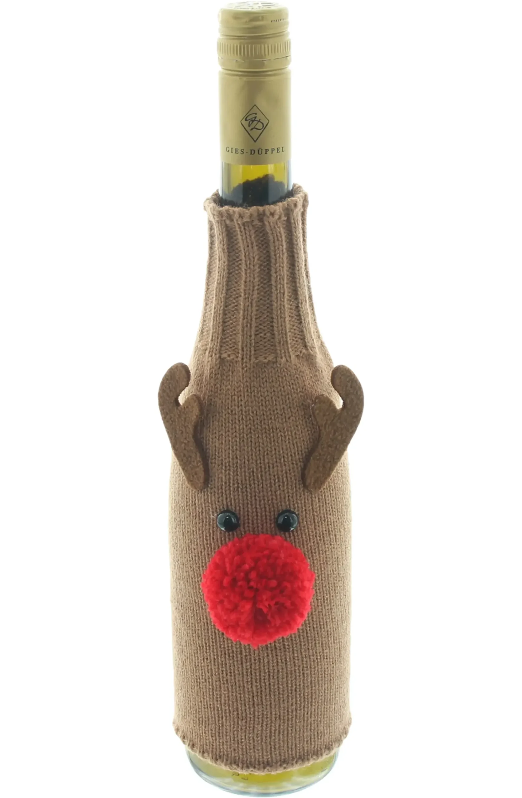 Geschenktaschen & -Säckchen|Geschenktaschen & -Säckchen|Frank Handels GmbH & Co. KG Flaschendeko "Rudolf"