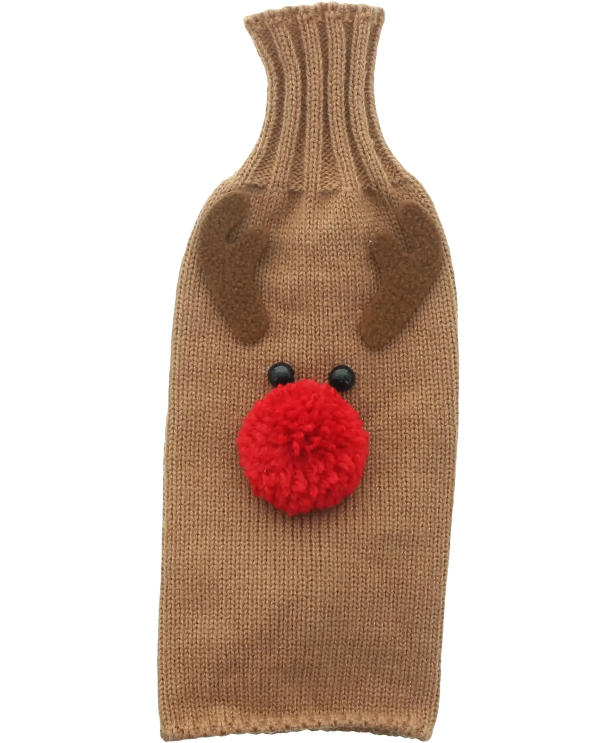 Geschenktaschen & -Säckchen|Geschenktaschen & -Säckchen|Frank Handels GmbH & Co. KG Flaschendeko "Rudolf"