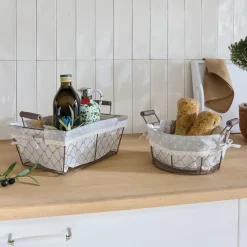 Brotkörbe|Füllkörbe & Universalkörbe|Frank Handels GmbH & Co. KG Füllkorb "Pünktchen", rund
