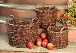 Herbstgarten|Füllkörbe & Universalkörbe|Frank Handels GmbH & Co. KG Füllkorb "Rustikal", groß