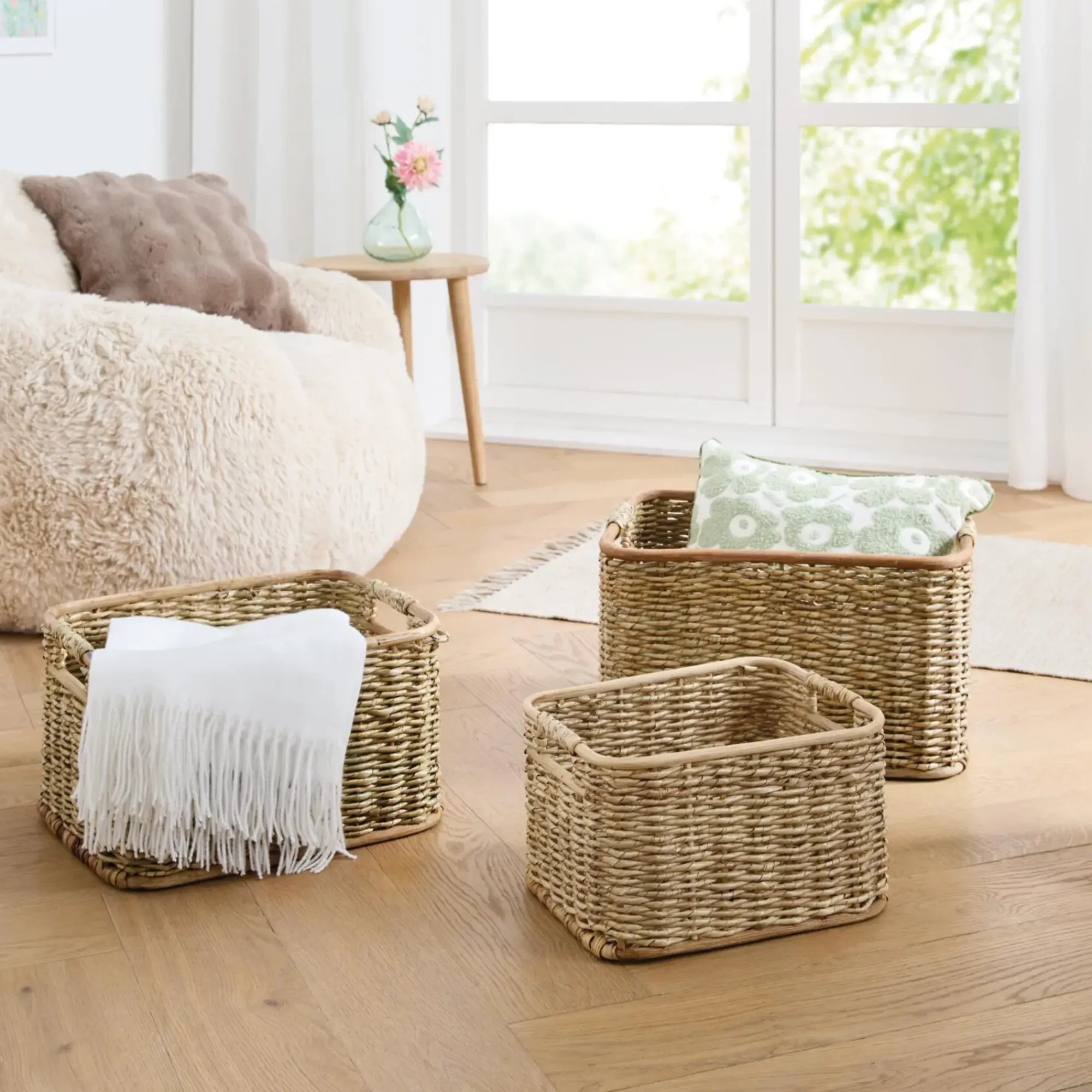 Füllkörbe & Universalkörbe|Badezimmer|Frank Handels GmbH & Co. KG Füllkorb "Schilfstroh", groß