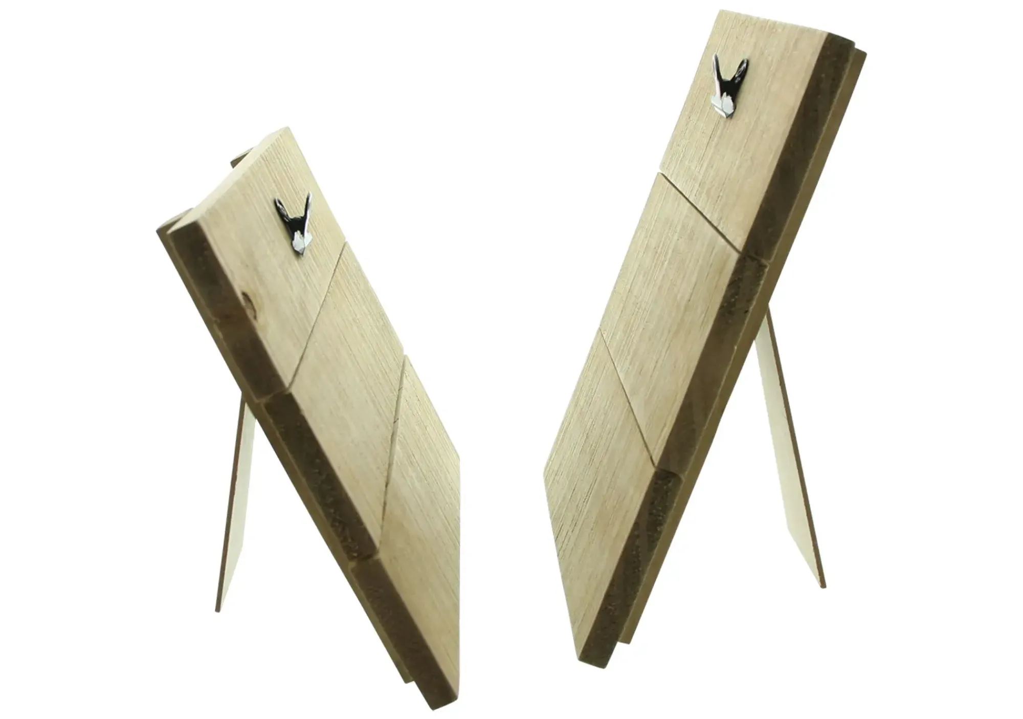 Wohnzimmer|Bilder & Bilderrahmen|Frank Handels GmbH & Co. KG Fotohalter "Wood", 2er Set