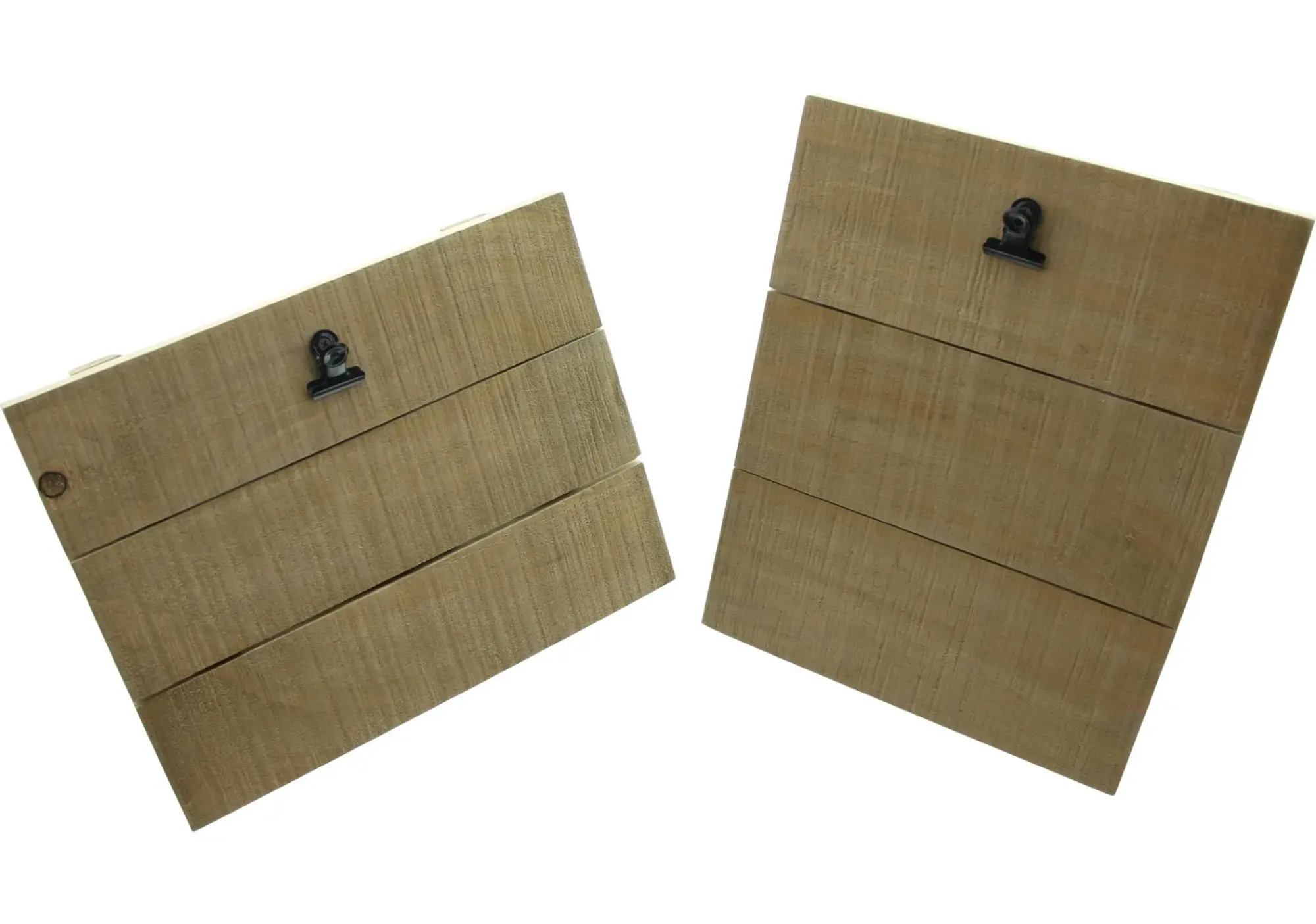 Wohnzimmer|Bilder & Bilderrahmen|Frank Handels GmbH & Co. KG Fotohalter "Wood", 2er Set