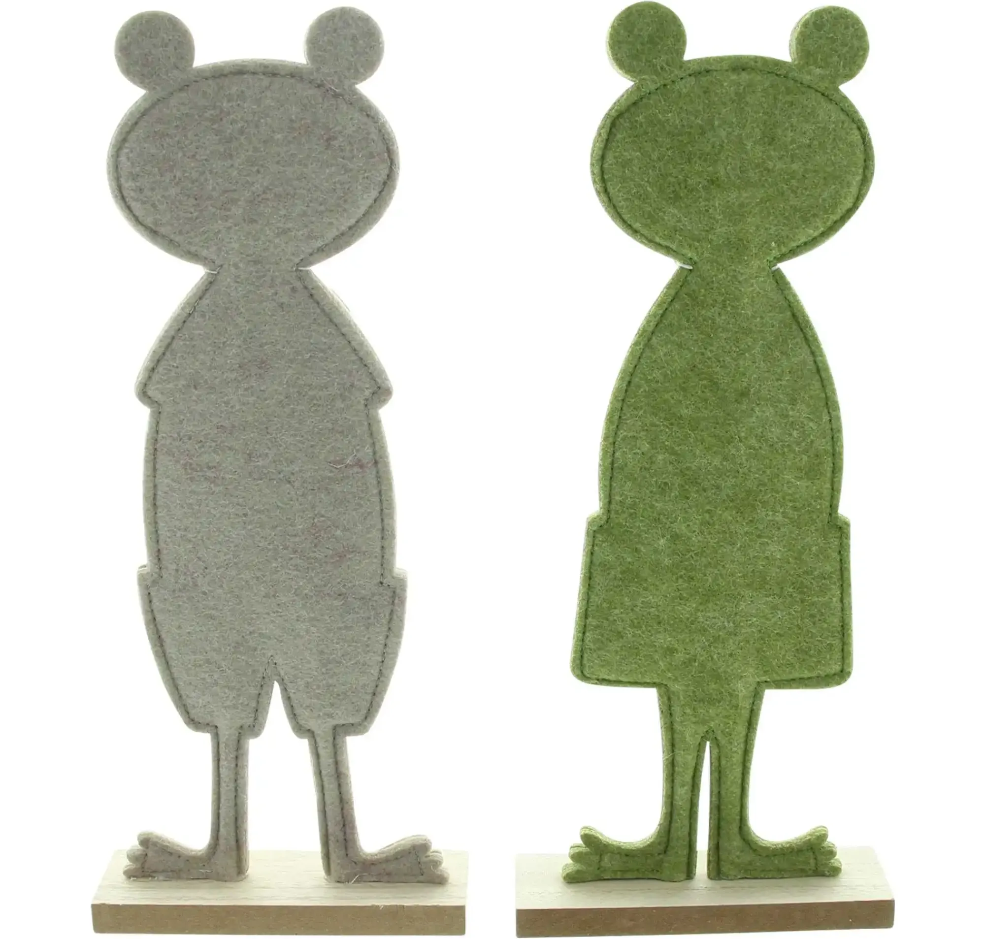 Dekofiguren|Frank Handels GmbH & Co. KG Frosch "Casual", 2er Set