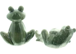 Gartenfiguren|Frank Handels GmbH & Co. KG Froschfreunde "Fred & Frieda", 2er Set