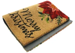 Weihnachtliche Gartendeko|Fußmatten|Frank Handels GmbH & Co. KG Fußmatte "Merry Christmas"