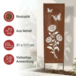 Gartendeko|Gartenstecker|Frank Handels GmbH & Co. KG Gartenschild "Sommerwiese"