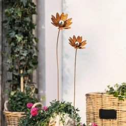 Gartenstecker|Frank Handels GmbH & Co. KG Gartenstecker "Blume", 2er Set