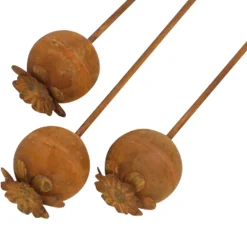 Gartenstecker|Frank Handels GmbH & Co. KG Gartenstecker "Mohn", 3er Set