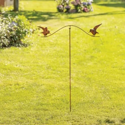 Gartendeko|Gartenstecker|Frank Handels GmbH & Co. KG Gartenstecker "Vogelwippe"