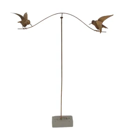 Gartendeko|Gartenstecker|Frank Handels GmbH & Co. KG Gartenstecker "Vogelwippe"