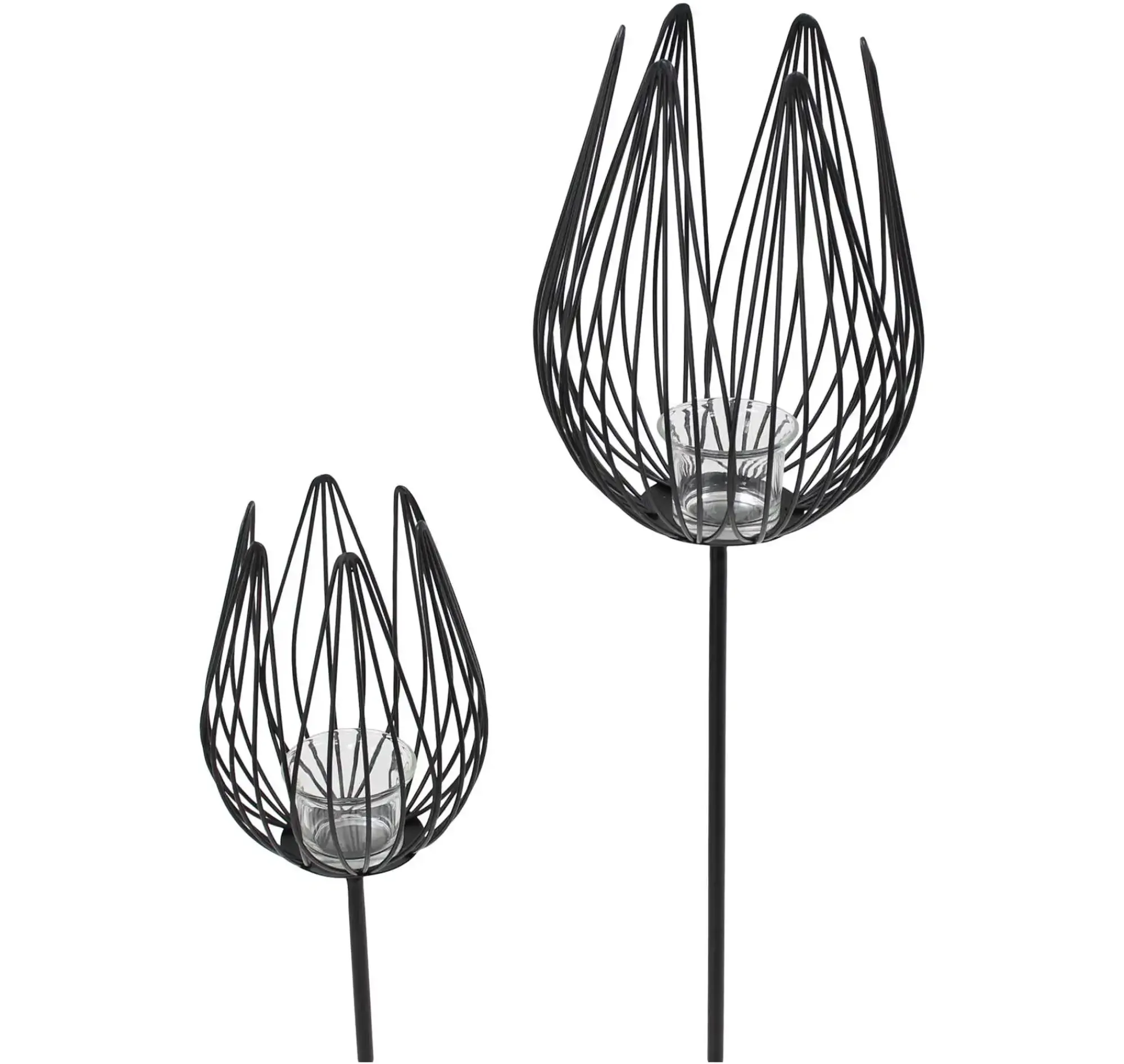 Laternen & Co.|Gartenstecker|Frank Handels GmbH & Co. KG Gartenstecker "Windlicht", 2er Set