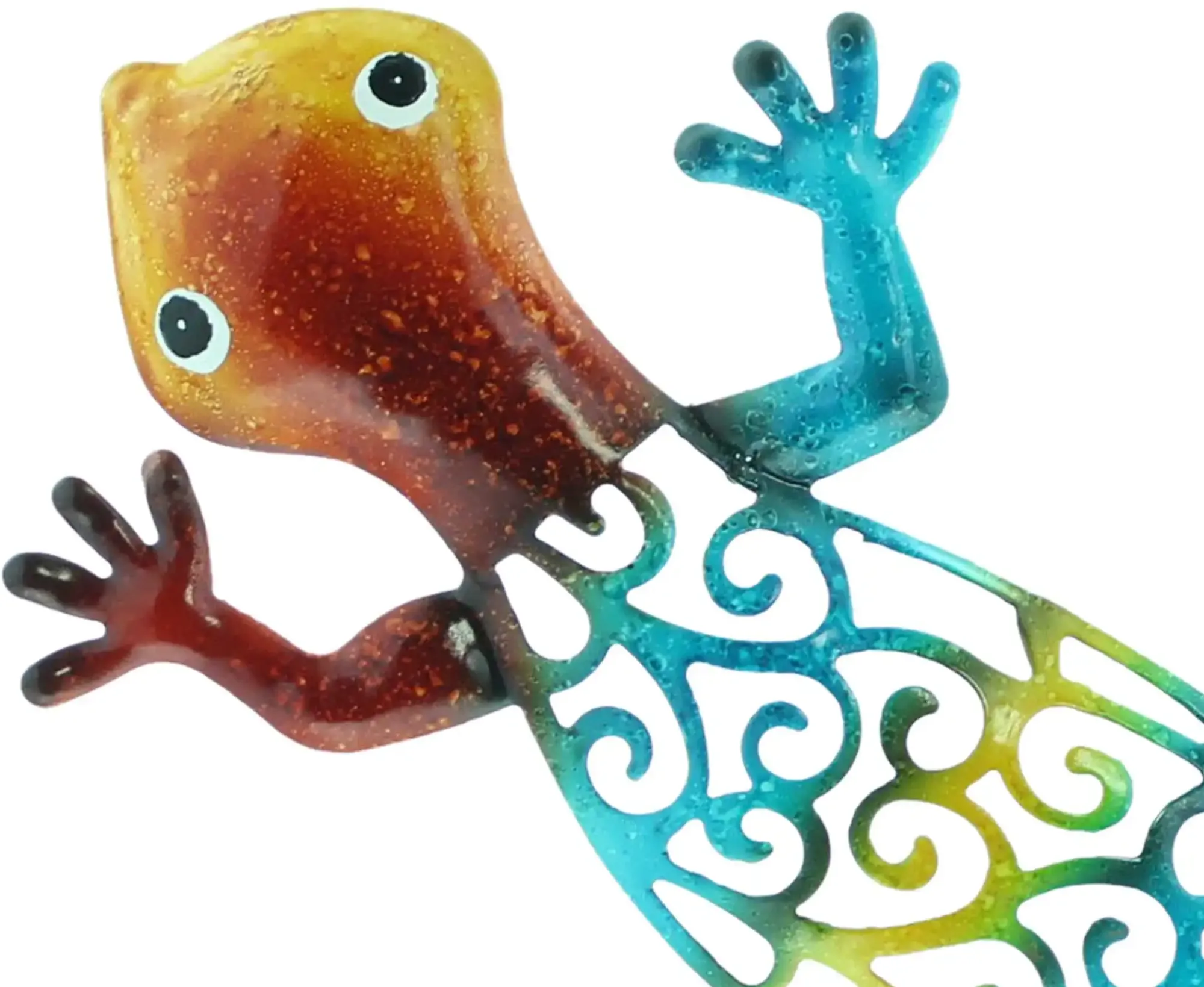 Gartendeko|Wanddeko|Frank Handels GmbH & Co. KG Gecko "Rainbow"