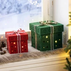Geschenktaschen & -Säckchen|Geschenkboxen|Frank Handels GmbH & Co. KG Geschenkbox "Schleife", 2er Set