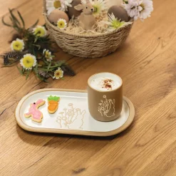 Geschirr|Küche|Frank Handels GmbH & Co. KG Geschirrset "Frühlingshäschen", 2tlg.