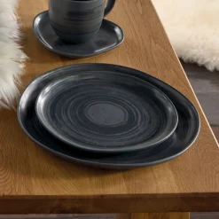 Geschirr|Küche|Frank Handels GmbH & Co. KG Großer Teller "Circle", 2er Set