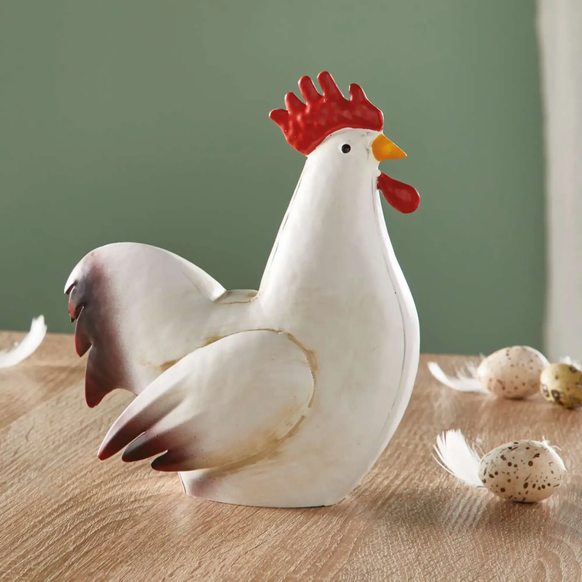 Dekofiguren|Frank Handels GmbH & Co. KG Hahn "Gallo"