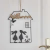 Dekohäuser|Frank Handels GmbH & Co. KG Hase im Haus "Willkommen"