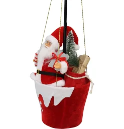 Weihnachtliche Dekofiguren|Weihnachtsmänner|Frank Handels GmbH & Co. KG Heißluftballon "Santa"