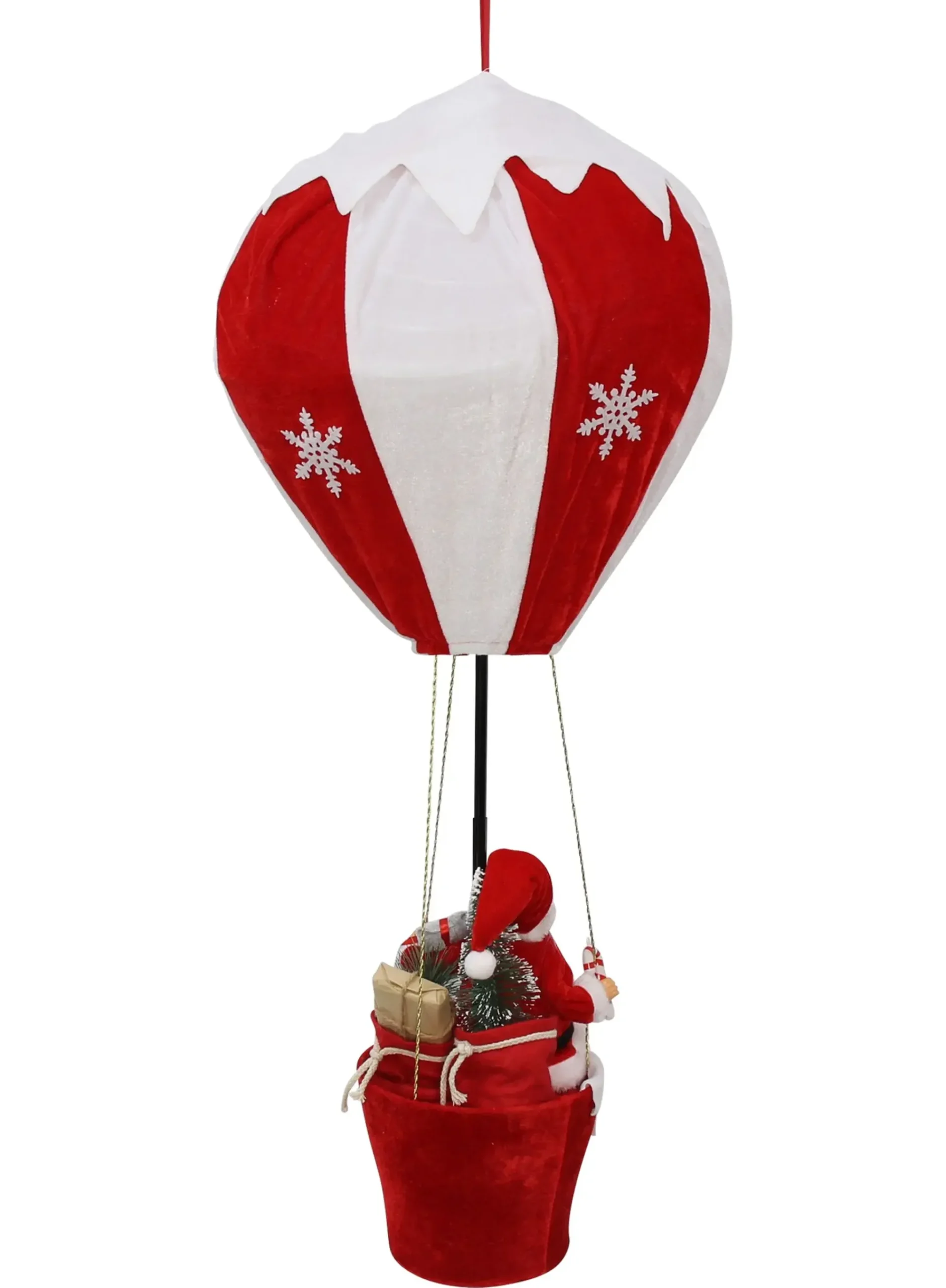 Weihnachtliche Dekofiguren|Weihnachtsmänner|Frank Handels GmbH & Co. KG Heißluftballon "Santa"