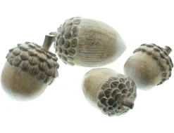 Herbstliche Streuer & Stecker|Herbstliche Dekofiguren|Frank Handels GmbH & Co. KG Herbst-Deko "Eichel", 4er Set
