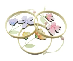 Dekohänger|Frank Handels GmbH & Co. KG Hänger "Frühlingsblumen", 3er Set