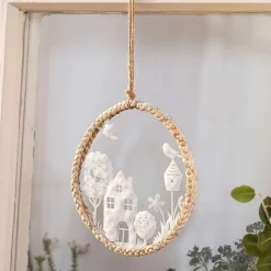 Dekohänger|Dekohäuser|Frank Handels GmbH & Co. KG Hänger "Haus mit Garten"