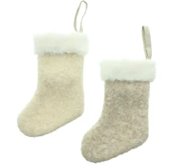 Dekohänger|Baumschmuck|Frank Handels GmbH & Co. KG Hänger "Kuschelsocke", 2er Set