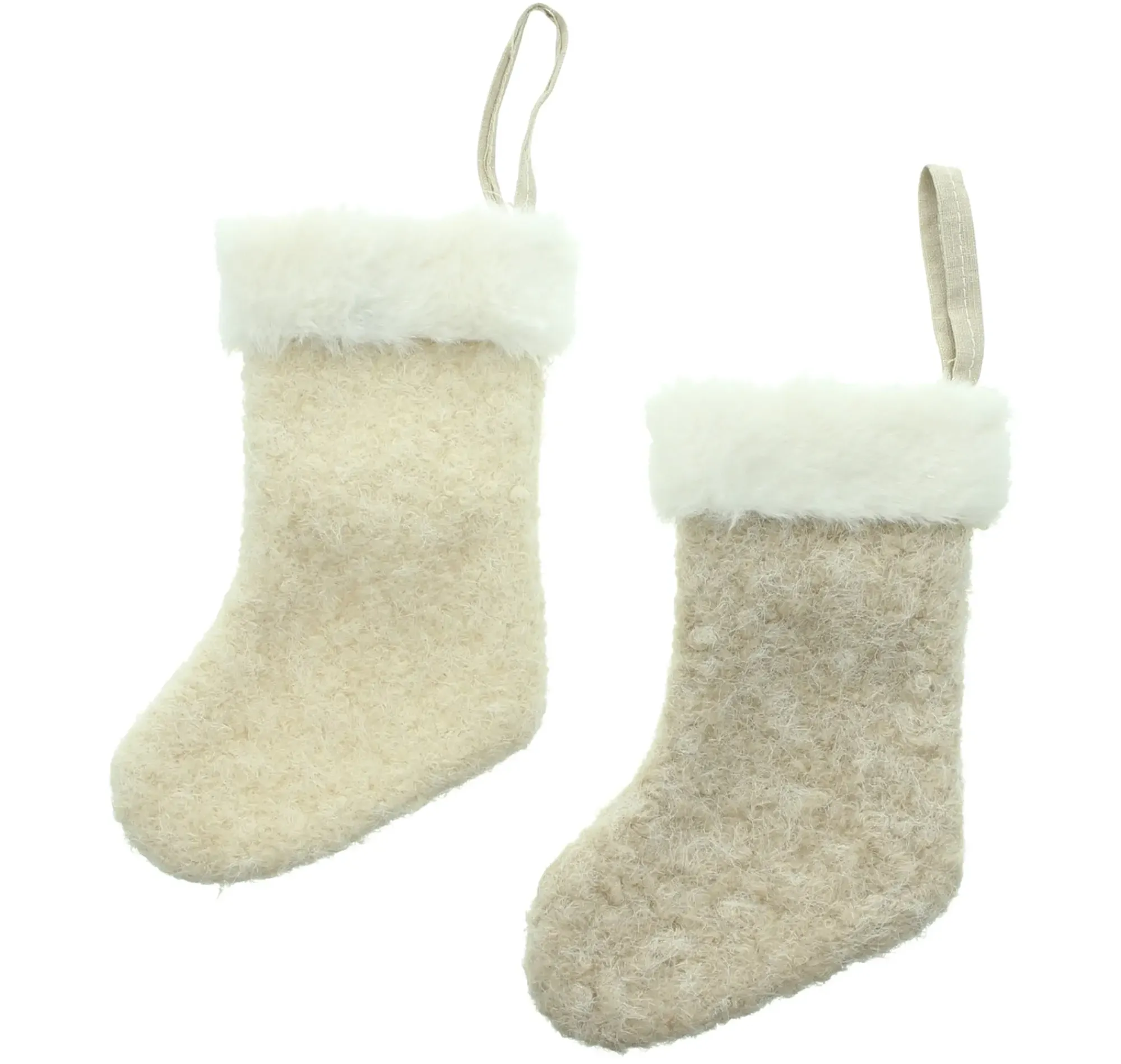 Dekohänger|Baumschmuck|Frank Handels GmbH & Co. KG Hänger "Kuschelsocke", 2er Set
