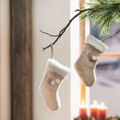 Dekohänger|Baumschmuck|Frank Handels GmbH & Co. KG Hänger "Kuschelsocke", 2er Set