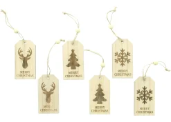 Dekohänger|Baumschmuck|Frank Handels GmbH & Co. KG Hänger "Merry Christmas", 6er Set