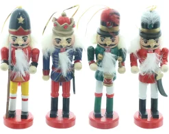 Dekohänger|Baumschmuck|Frank Handels GmbH & Co. KG Hänger "Nussknacker", 4er Set