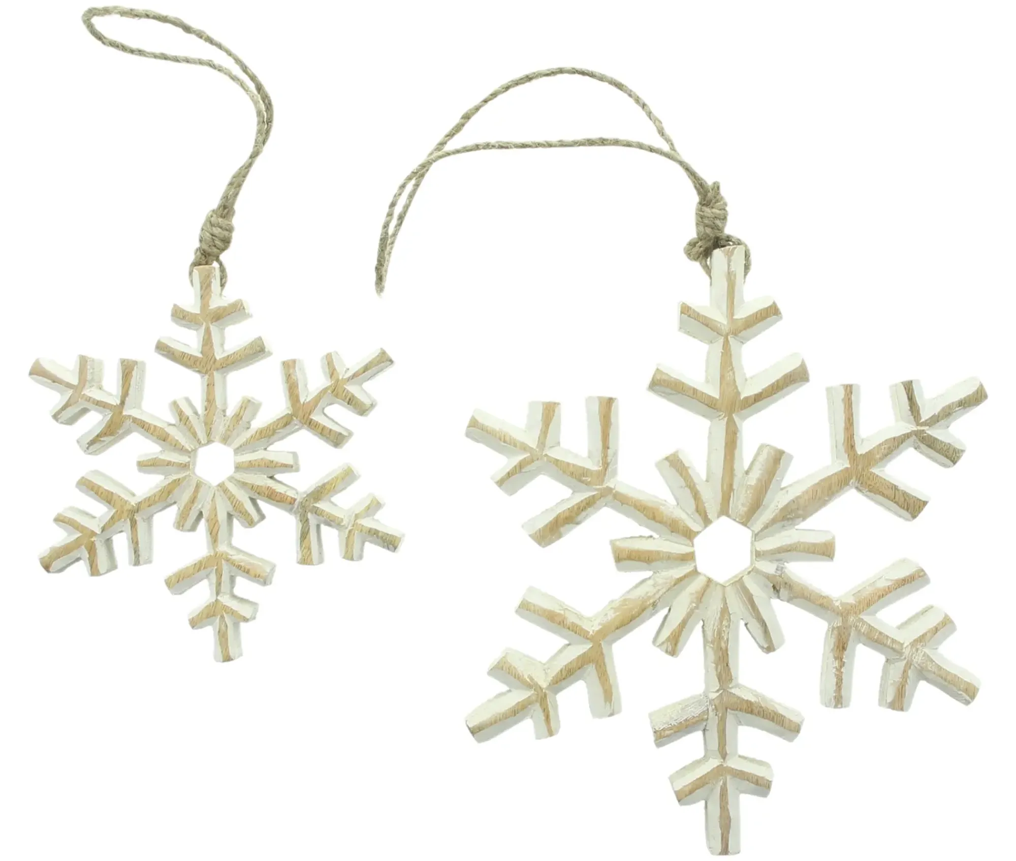 Dekohänger|Baumschmuck|Frank Handels GmbH & Co. KG Hänger "Schneeflocke", 2er Set
