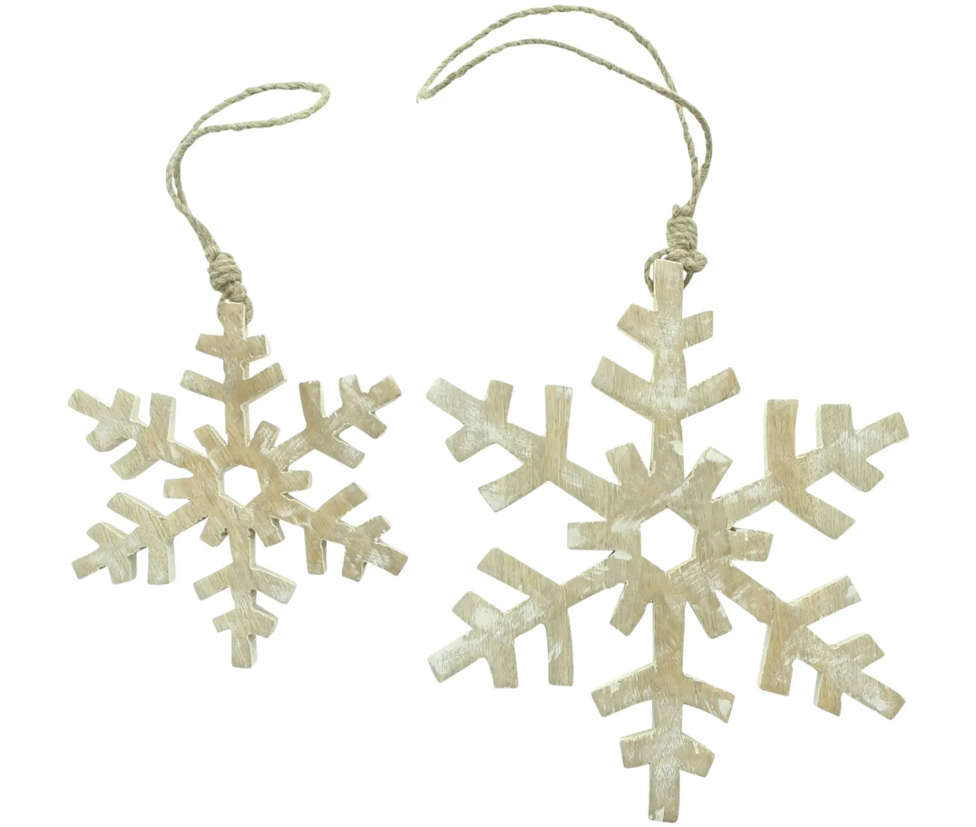 Dekohänger|Baumschmuck|Frank Handels GmbH & Co. KG Hänger "Schneeflocke", 2er Set