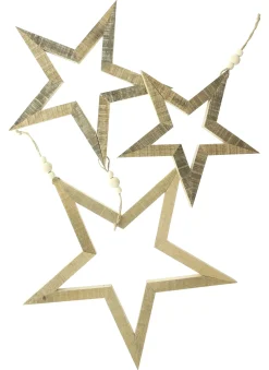 Dekohänger|Sterne|Frank Handels GmbH & Co. KG Hänger "Stern", 3er Set