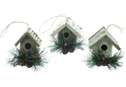Dekohänger|Baumschmuck|Frank Handels GmbH & Co. KG Hänger "Vogelhäuschen", 3er Set