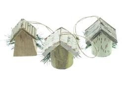 Dekohänger|Baumschmuck|Frank Handels GmbH & Co. KG Hänger "Vogelhäuschen", 3er Set