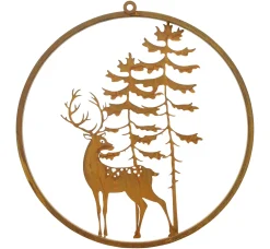 Dekohänger|Weihnachtliche Dekoringe|Frank Handels GmbH & Co. KG Hänger "Wald-Idylle"