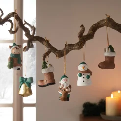 Dekohänger|Baumschmuck|Frank Handels GmbH & Co. KG Hänger "Weihnachtszeit", 6er Set
