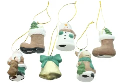 Dekohänger|Baumschmuck|Frank Handels GmbH & Co. KG Hänger "Weihnachtszeit", 6er Set