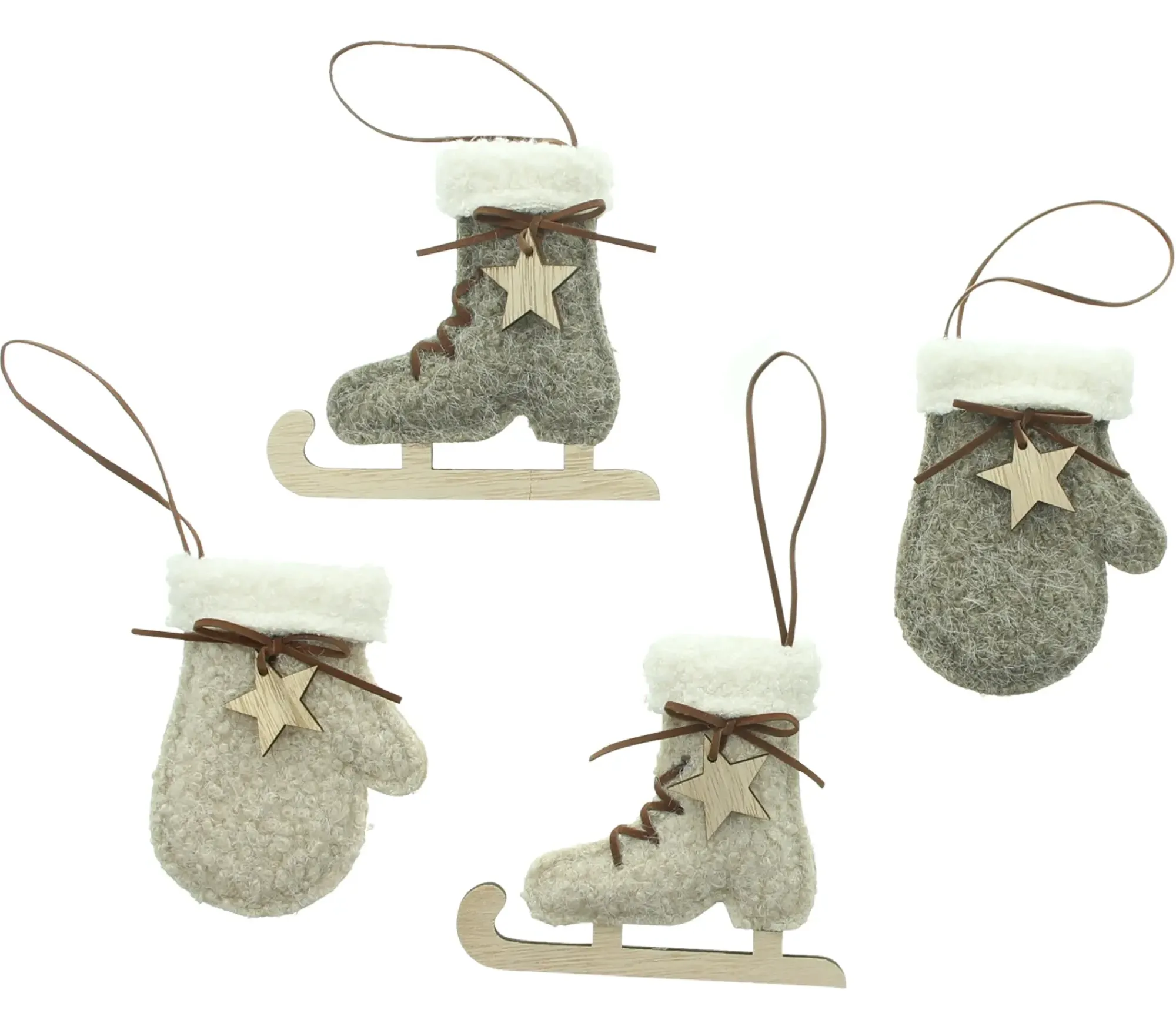 Dekohänger|Baumschmuck|Frank Handels GmbH & Co. KG Hänger "Winterzeit", 4er Set