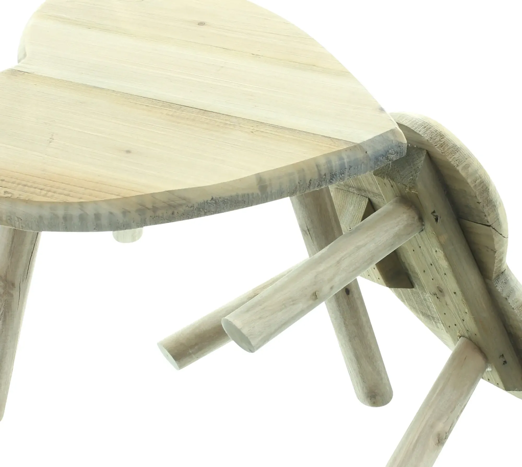 Hocker|Chalet & Hütte|Frank Handels GmbH & Co. KG Hocker "Herz", 2er Set