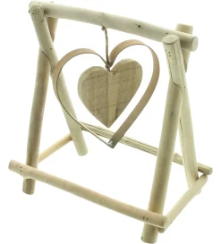 Chalet & Hütte|Frank Handels GmbH & Co. KG Holzdeko "Swinging Heart"