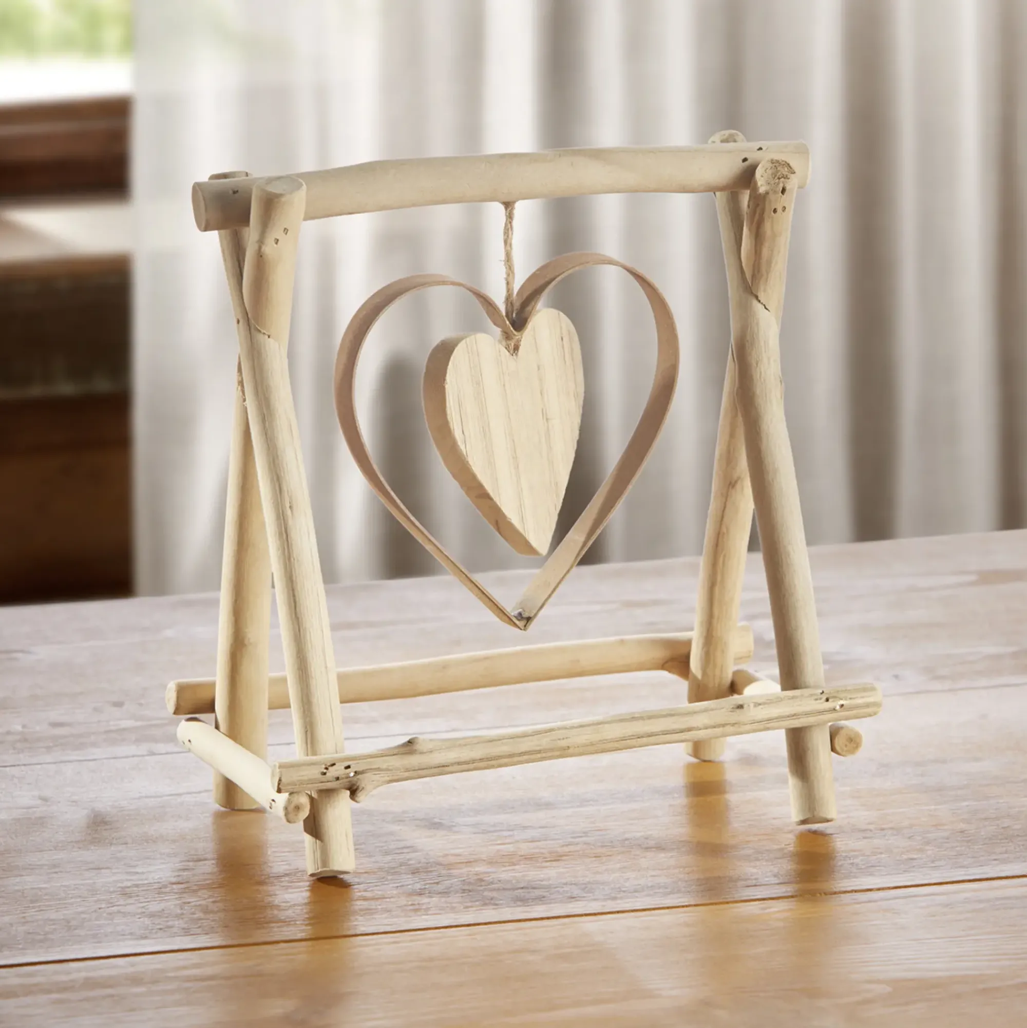 Chalet & Hütte|Frank Handels GmbH & Co. KG Holzdeko "Swinging Heart"